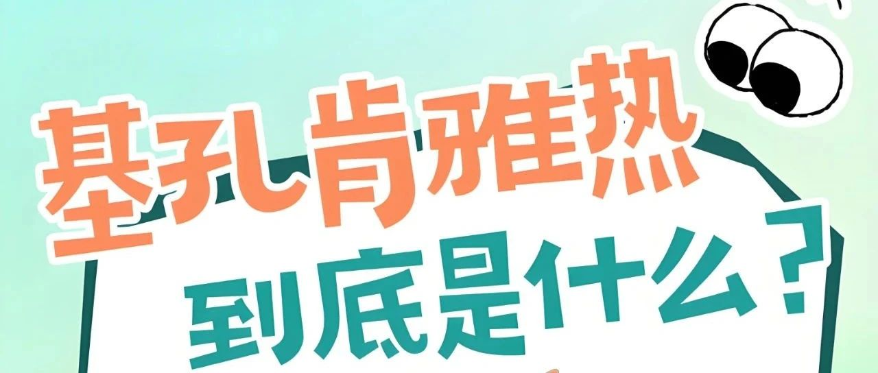 什么是基孔肯雅热？防控指南请收藏！